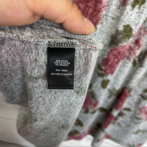 Torrid Super Soft Plush Floral Babydoll Hoodie - Picture 5 of 6